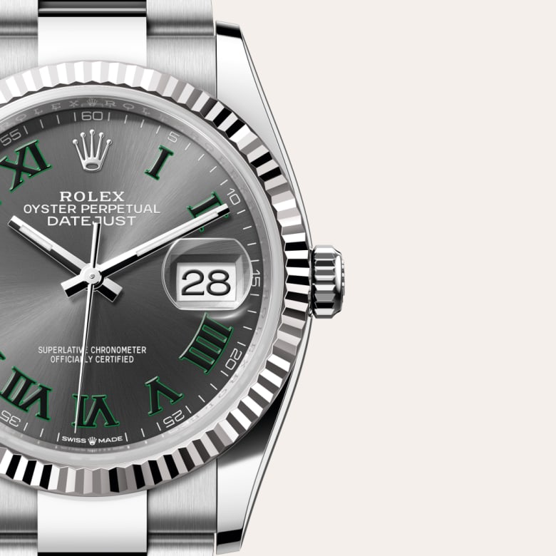 Rolex Datejust in White Rolesor - combination of Oystersteel and white gold, M126234-0046 - Richter & Phillips