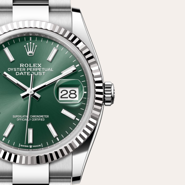 Rolex Datejust in White Rolesor - combination of Oystersteel and white gold, M126234-0052 - Richter & Phillips