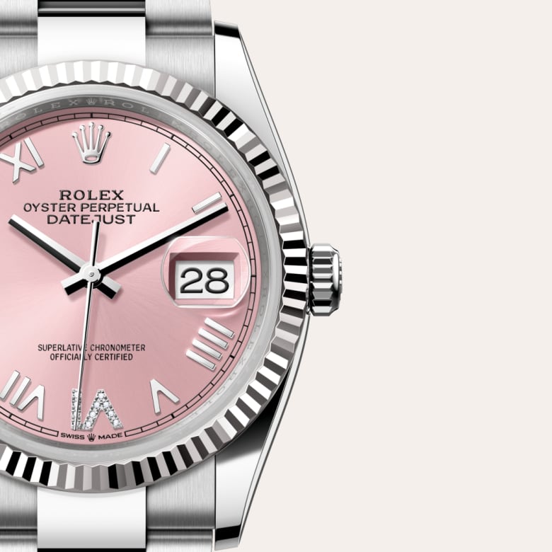 Rolex Datejust in White Rolesor - combination of Oystersteel and white gold, M126234-0066 - Walters & Hogsett