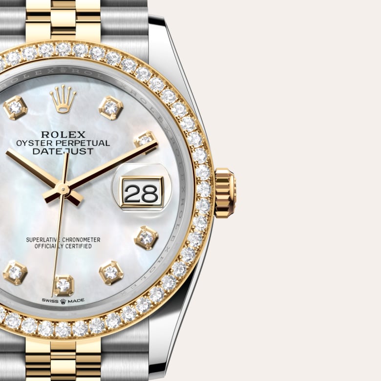 Rolex Datejust in Yellow Rolesor - combination of Oystersteel and yellow gold, M126283RBR-0009 - Meierotto Jewelers