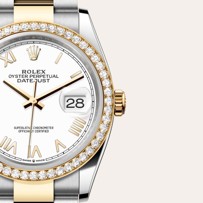 Rolex Datejust in Yellow Rolesor - combination of Oystersteel and yellow gold, M126283RBR-0034 - Blakemans Jewelry