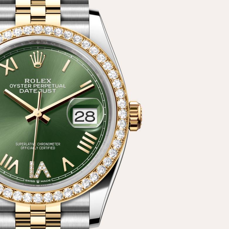 Rolex Datejust in Yellow Rolesor - combination of Oystersteel and yellow gold, M126283RBR-0035 - Meierotto Jewelers