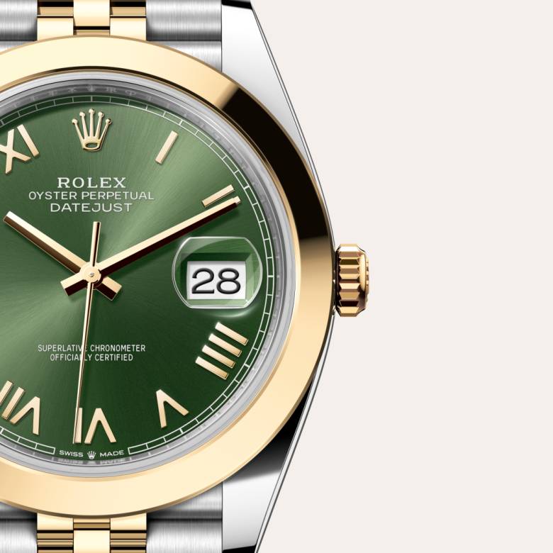 Rolex Datejust in Yellow Rolesor - combination of Oystersteel and yellow gold, M126303-0024 - Lenox Jewelers