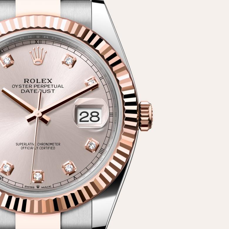 Rolex Datejust in Everose Rolesor - combination of Oystersteel and Everose gold, M126331-0007 - Meierotto Jewelers