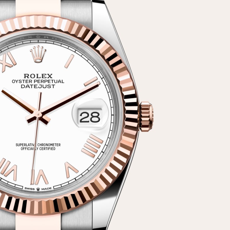 Rolex Datejust in Everose Rolesor - combination of Oystersteel and Everose gold, M126331-0025 - Clarkson Jewelers