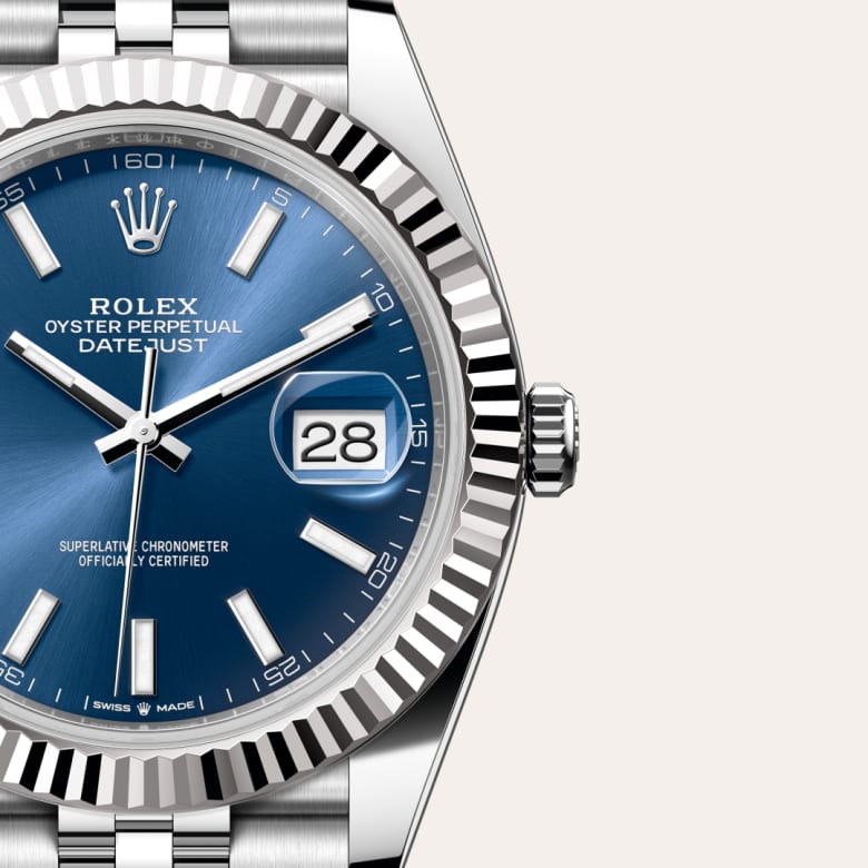 Rolex Datejust in White Rolesor - combination of Oystersteel and white gold, M126334-0002 - Richter & Phillips
