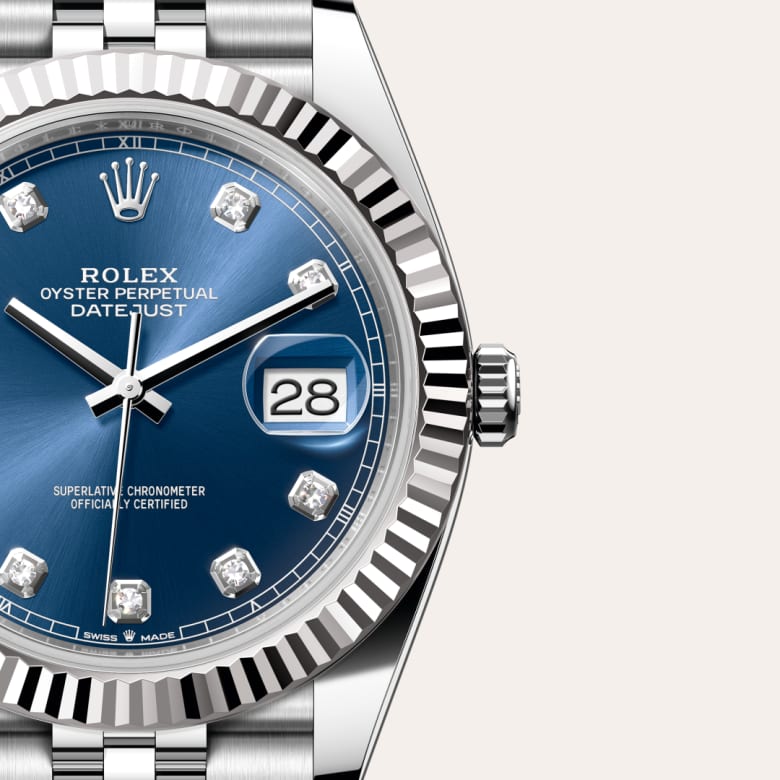 Rolex Datejust in White Rolesor - combination of Oystersteel and white gold, M126334-0016 - Richter & Phillips