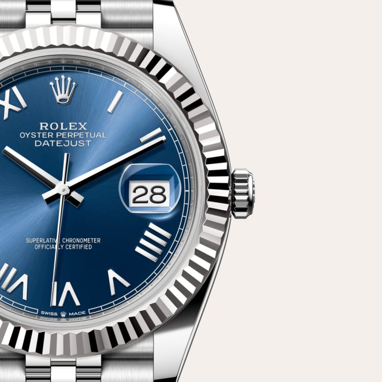 Rolex Datejust in White Rolesor - combination of Oystersteel and white gold, M126334-0038 - Orrs Jewelers