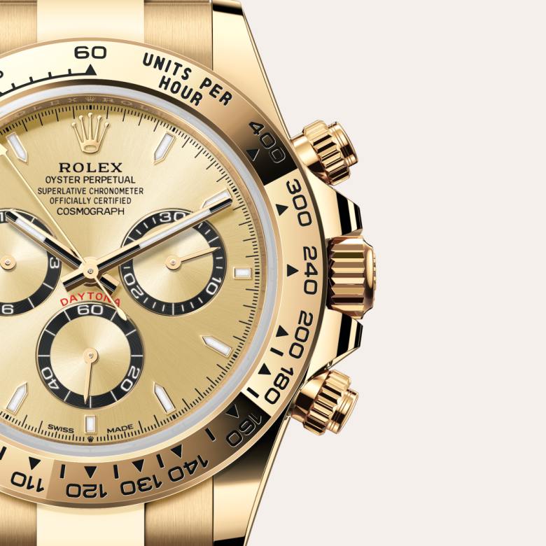 Rolex Cosmograph Daytona in 18 kt yellow gold, M126508-0005 - Little Switzerland