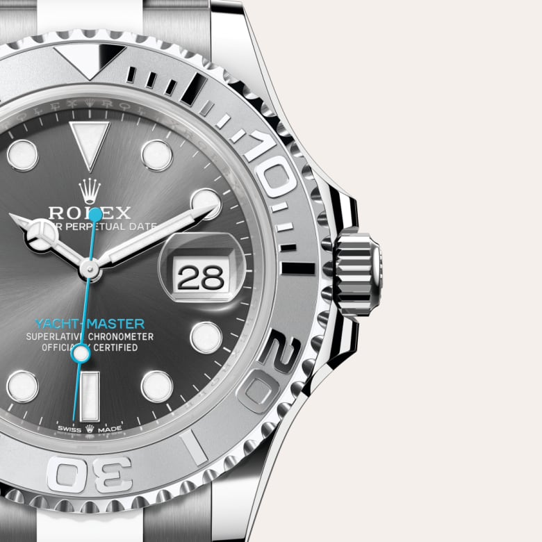 Rolex Yacht-Master in Rolesium - combination of Oystersteel and platinum, M126622-0001 - Blakemans Jewelry