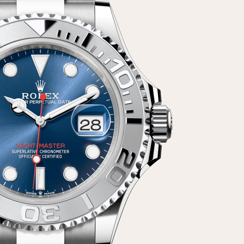 Rolex Yacht-Master in Rolesium - combination of Oystersteel and platinum, M126622-0002 - Little Switzerland