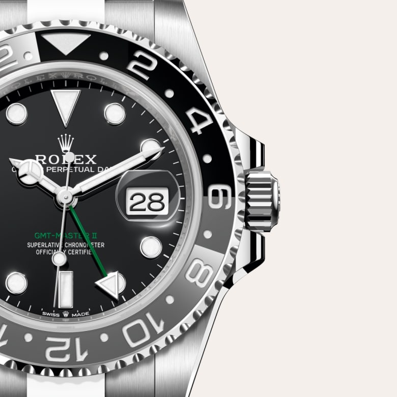Rolex GMT-Master II in Oystersteel, M126710GRNR-0004 - Little Switzerland