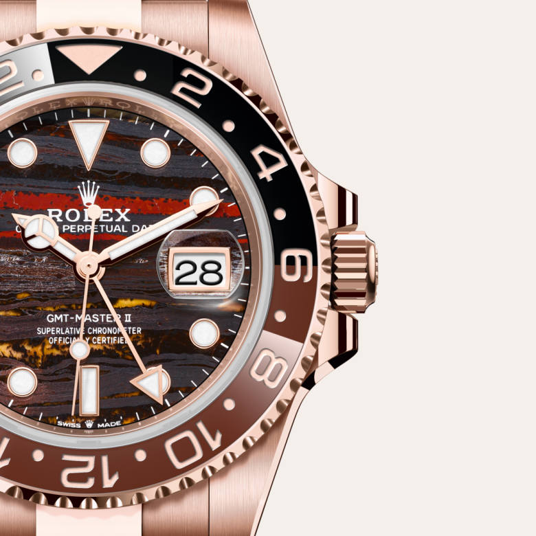Rolex GMT-Master II in 18 kt Everose gold, M126715CHNR-0002 - Clarkson Jewelers