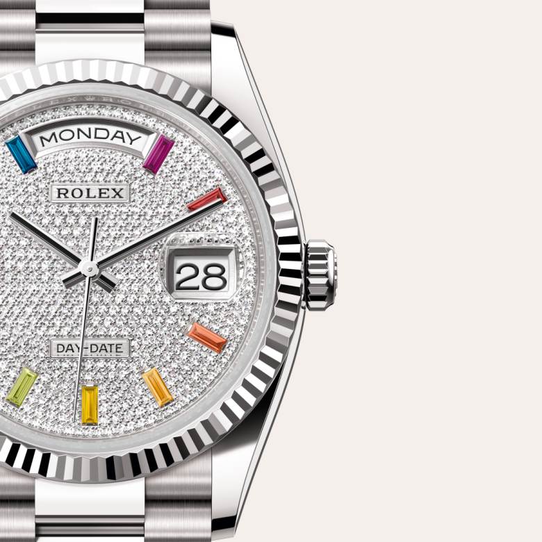 Rolex Day-Date in 18 kt white gold, M128239-0019 - Orrs Jewelers