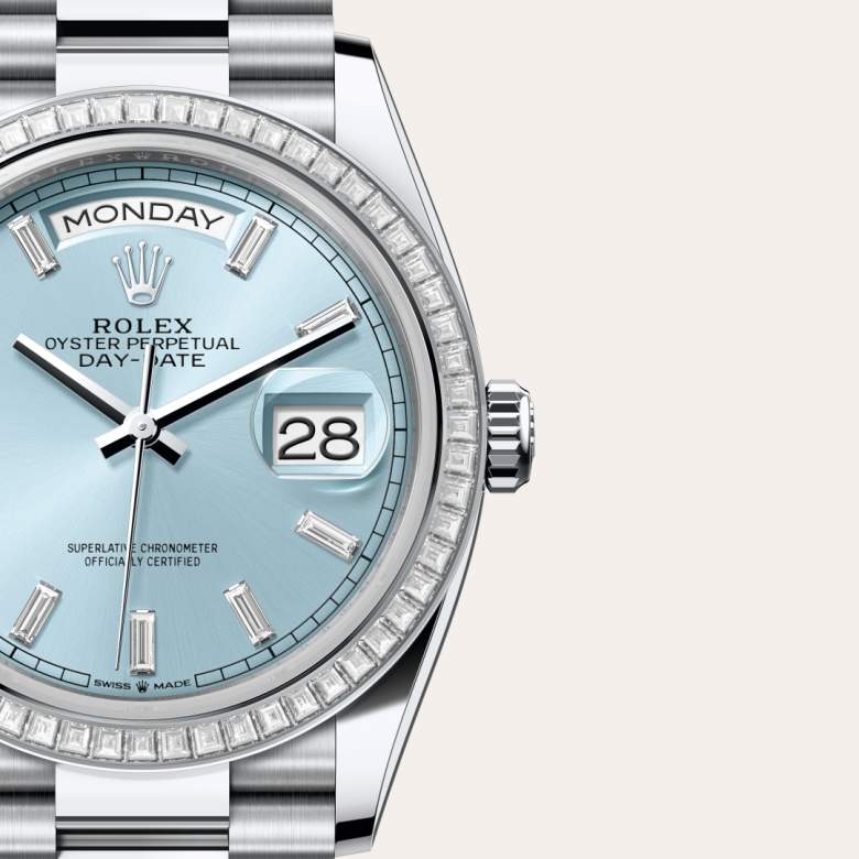 Rolex Day-Date in Platinum, M128396TBR-0003 - Orrs Jewelers