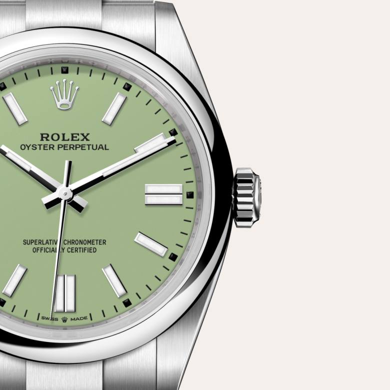 Rolex Oyster Perpetual in Oystersteel, M134300-0006 - Blakemans Jewelry