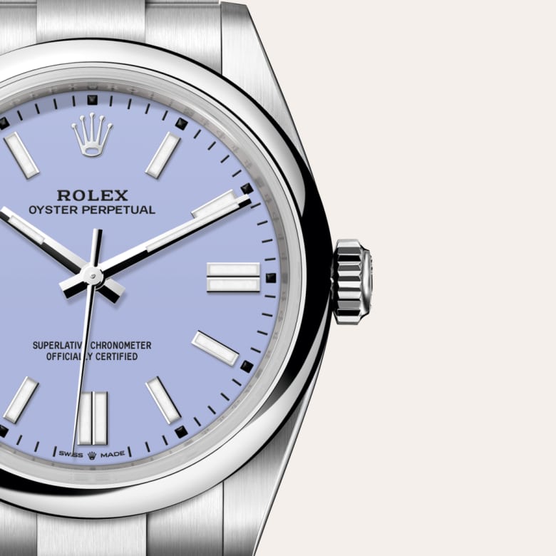 Rolex Oyster Perpetual in Oystersteel, M134300-0012 - Little Switzerland