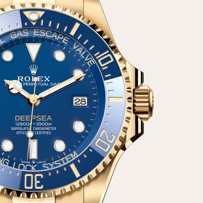 Rolex Deepsea in 18 kt yellow gold, M136668LB-0001 - Meierotto Jewelers