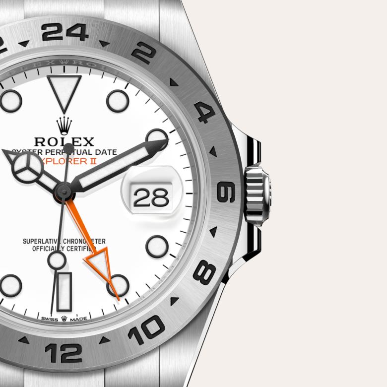 Rolex Explorer II in Oystersteel, M226570-0001 - Meierotto Jewelers