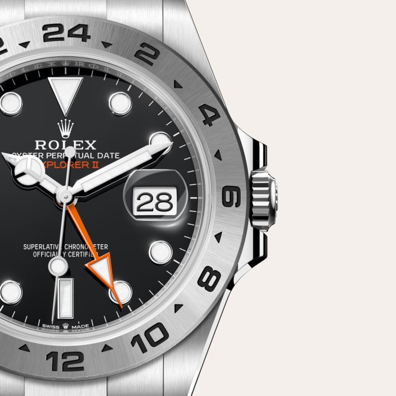 Rolex Explorer II in Oystersteel, M226570-0002 - Little Switzerland