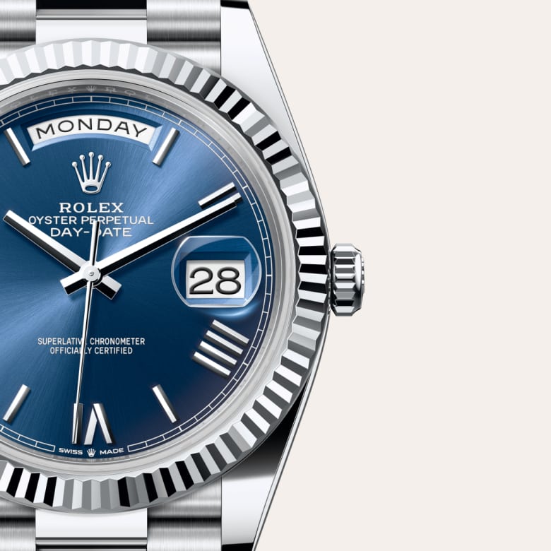 Rolex Day-Date in Platinum, M228236-0007 - Lenox Jewelers