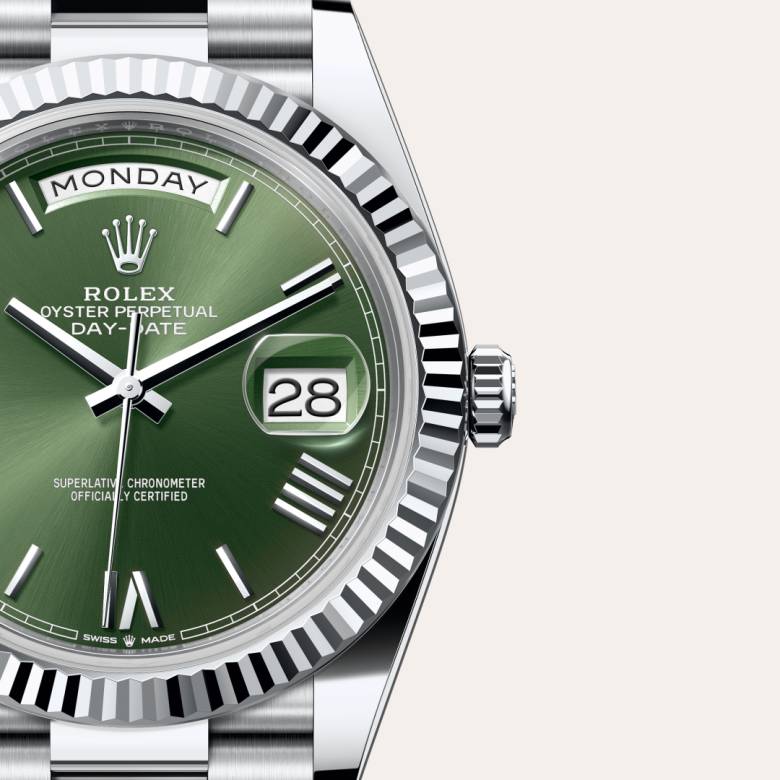 Rolex Day-Date in Platinum, M228236-0008 - Lenox Jewelers