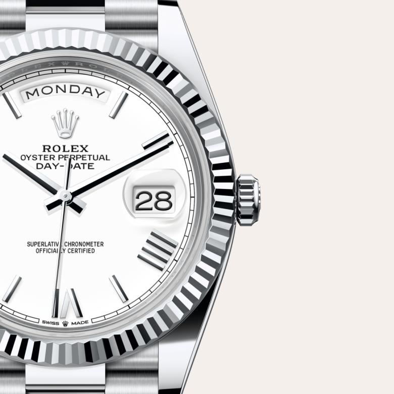 Rolex Day-Date in Platinum, M228236-0010 - Lenox Jewelers