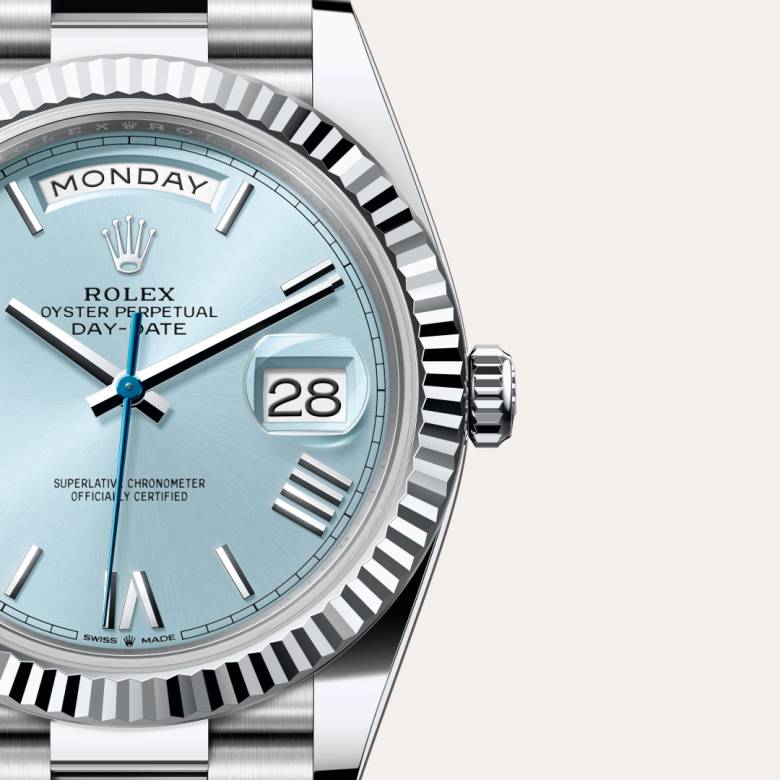 Rolex Day-Date in Platinum, M228236-0012 - Clarkson Jewelers