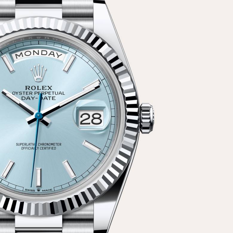 Rolex Day-Date in Platinum, M228236-0018 - Meierotto Jewelers