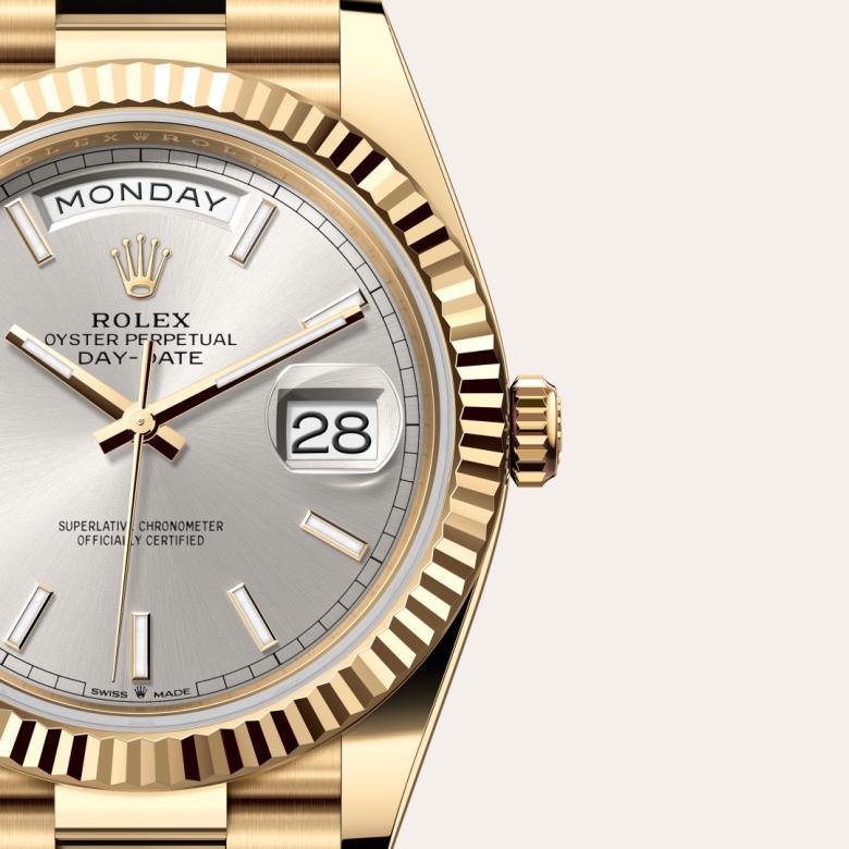Rolex Day-Date in 18 kt yellow gold, M228238-0066 - Clarkson Jewelers