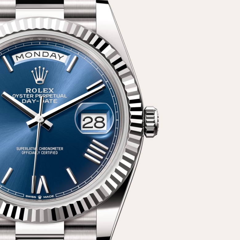 Rolex Day-Date in 18 kt white gold, M228239-0007 - Walters & Hogsett