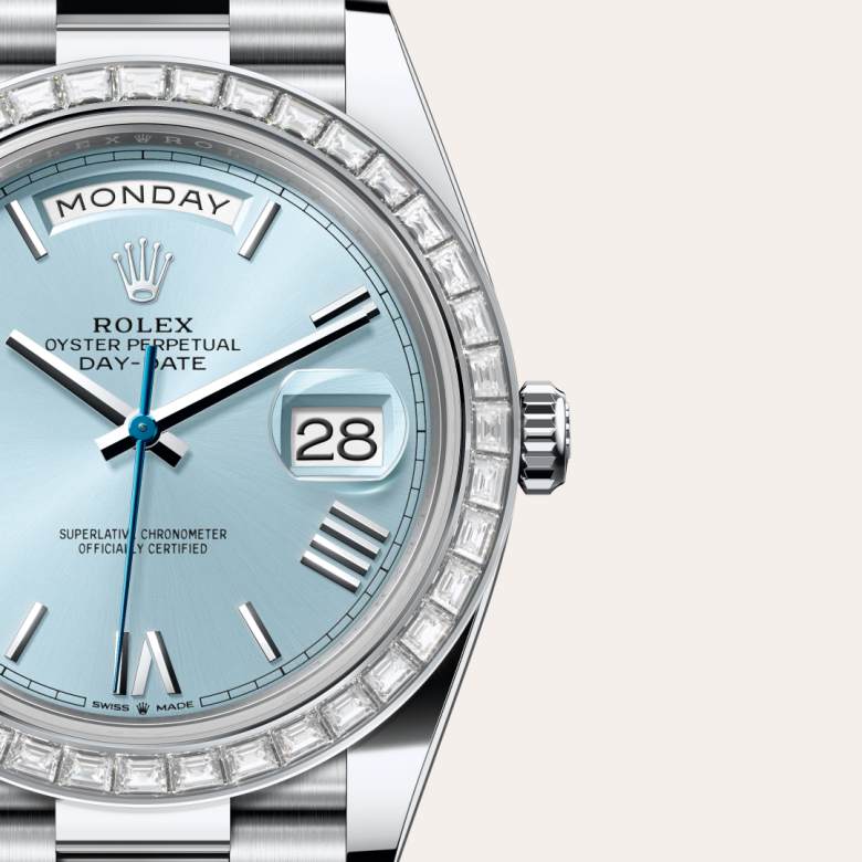 Rolex Day-Date in Platinum, M228396TBR-0030 - Schiffman's Jewelers