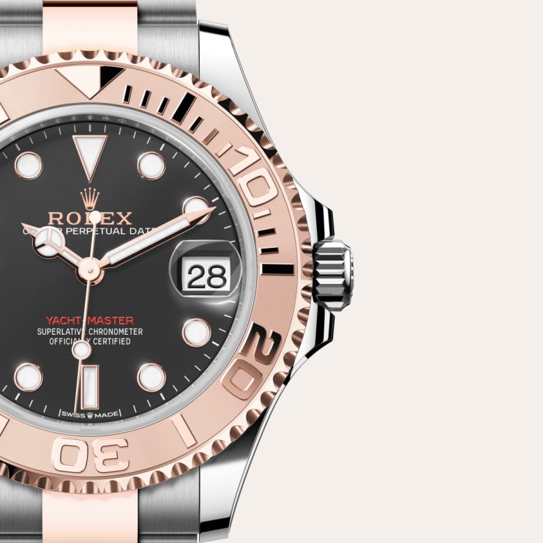Rolex Yacht-Master in Everose Rolesor - combination of Oystersteel and Everose gold, M268621-0004 - Walters & Hogsett