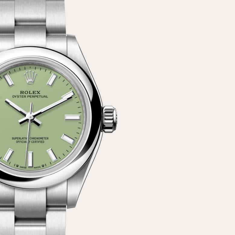 Rolex Oyster Perpetual in Oystersteel, M276200-0006 - Little Switzerland
