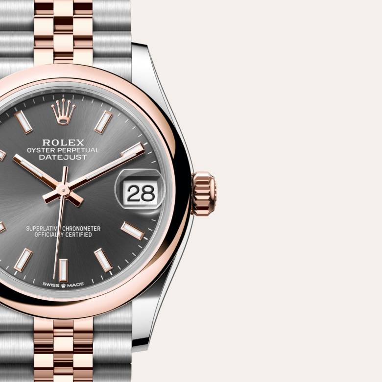 Rolex Datejust in Everose Rolesor - combination of Oystersteel and Everose gold, M278241-0018 - Meierotto Jewelers