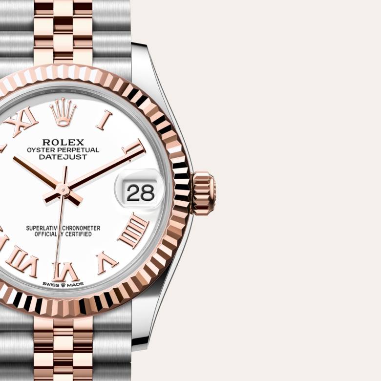 Rolex Datejust in Everose Rolesor - combination of Oystersteel and Everose gold, M278271-0002 - Orrs Jewelers