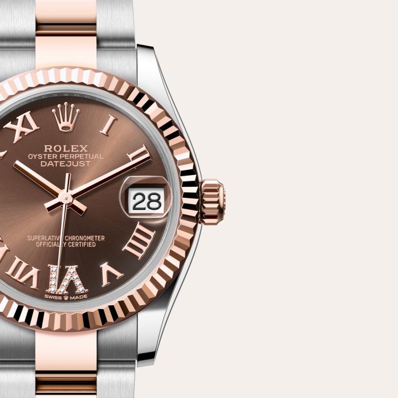 Rolex Datejust in Everose Rolesor - combination of Oystersteel and Everose gold, M278271-0003 - Richter & Phillips