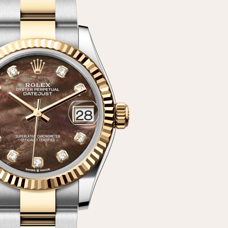 Rolex Datejust in Yellow Rolesor - combination of Oystersteel and yellow gold, M278273-0023 - Lenox Jewelers