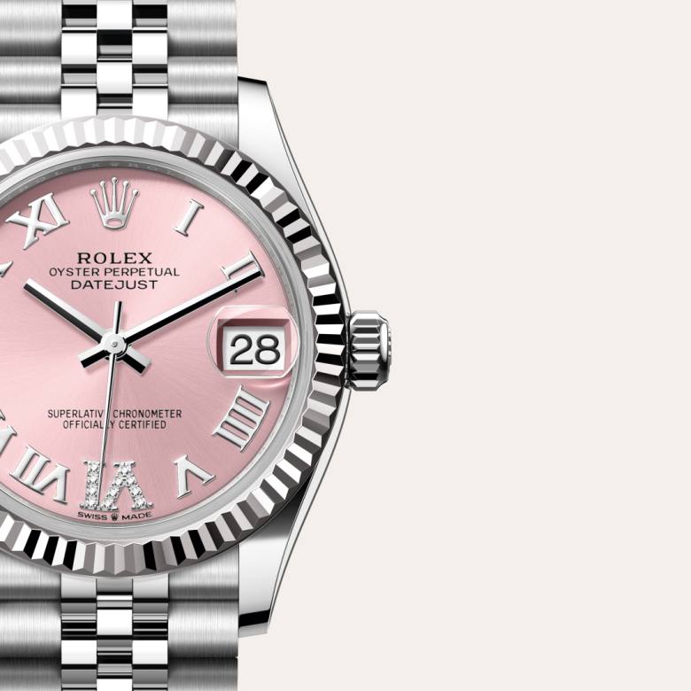 Rolex Datejust in White Rolesor - combination of Oystersteel and white gold, M278274-0024 - Orrs Jewelers