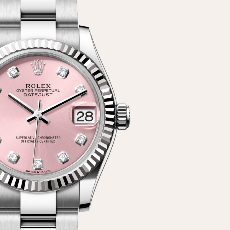 Rolex Datejust in White Rolesor - combination of Oystersteel and white gold, M278274-0031 - Blakemans Jewelry