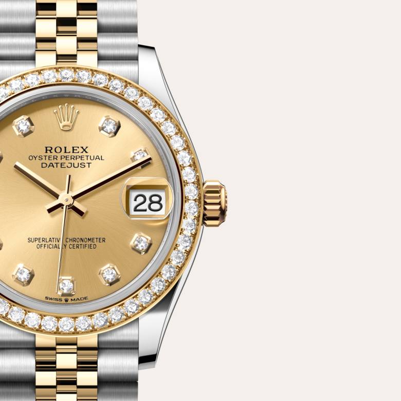 Rolex Datejust in Yellow Rolesor - combination of Oystersteel and yellow gold, M278383RBR-0026 - Meierotto Jewelers