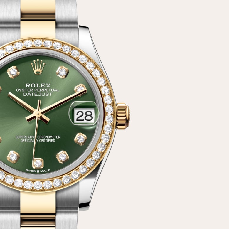 Rolex Datejust in Yellow Rolesor - combination of Oystersteel and yellow gold, M278383RBR-0029 - Meierotto Jewelers