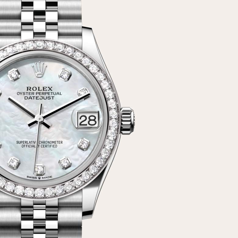 Rolex Datejust in White Rolesor - combination of Oystersteel and white gold, M278384RBR-0008 - Jewelers Trade Shop