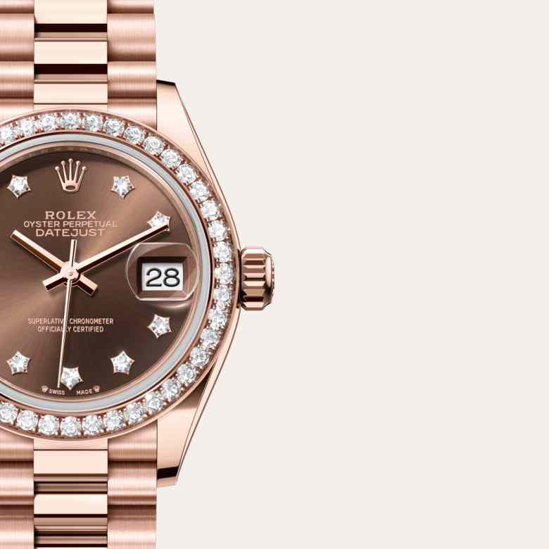 Rolex Lady-Datejust in 18 kt Everose gold, M279135RBR-0001 - Blakemans Jewelry