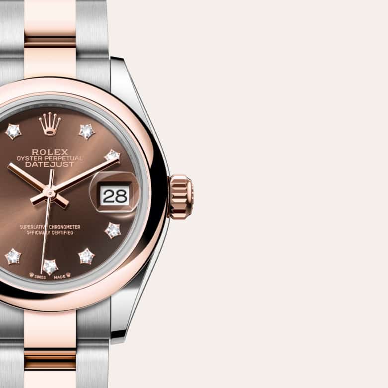 Rolex Lady-Datejust in Everose Rolesor - combination of Oystersteel and Everose gold, M279161-0004 - Walters & Hogsett