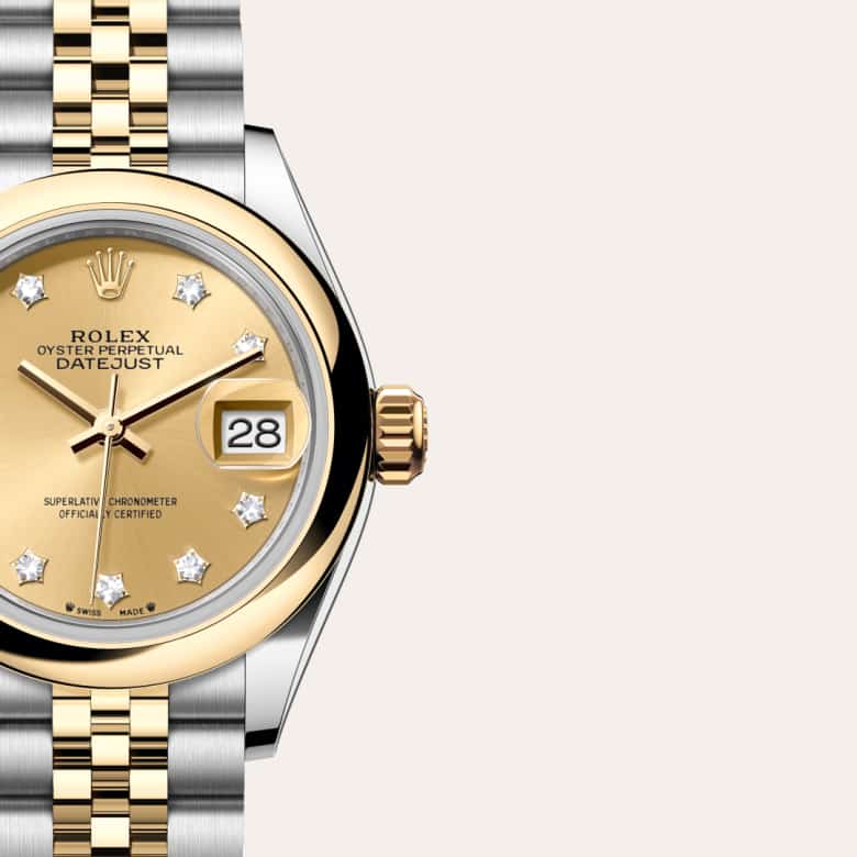 Rolex Lady-Datejust in Yellow Rolesor - combination of Oystersteel and yellow gold, M279163-0022 - Meierotto Jewelers