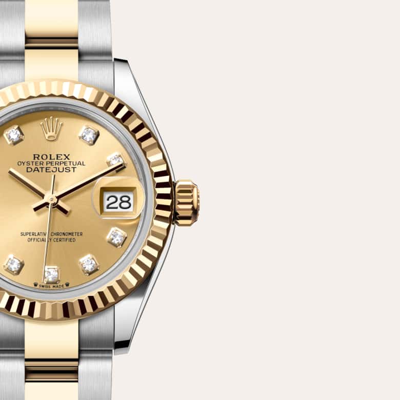 Rolex Lady-Datejust in Yellow Rolesor - combination of Oystersteel and yellow gold, M279173-0012 - Walters & Hogsett