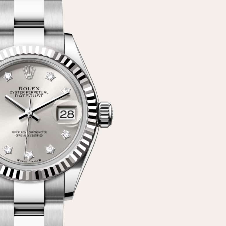 Rolex Lady-Datejust in White Rolesor - combination of Oystersteel and white gold, M279174-0022 - Richter & Phillips
