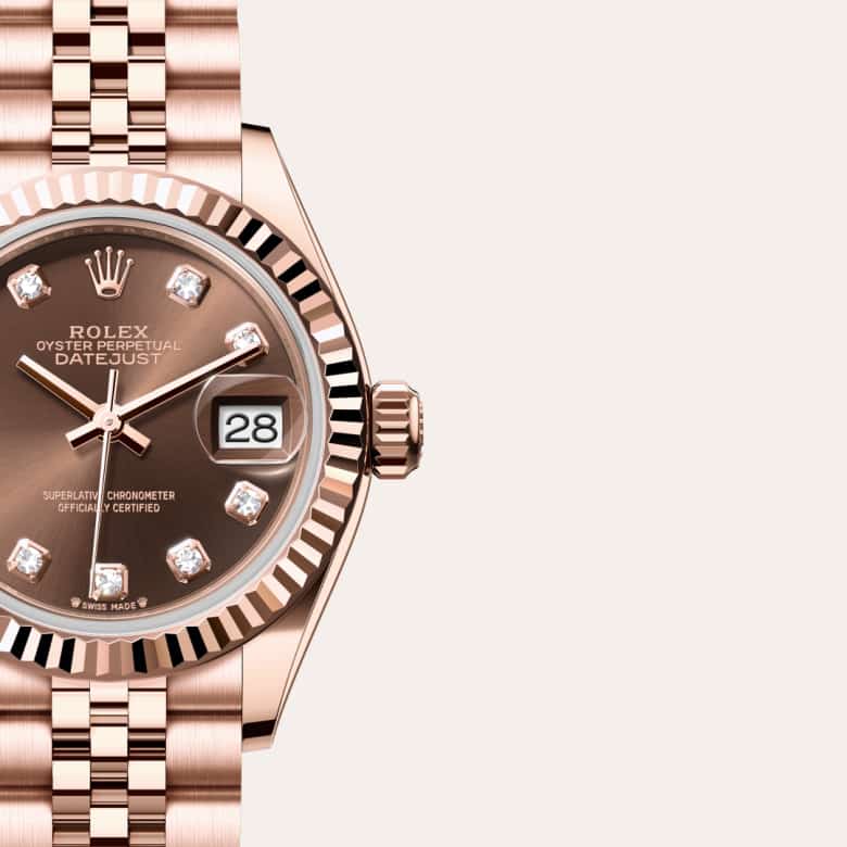 Rolex Lady-Datejust in 18 kt Everose gold, M279175-0010 - Walters & Hogsett