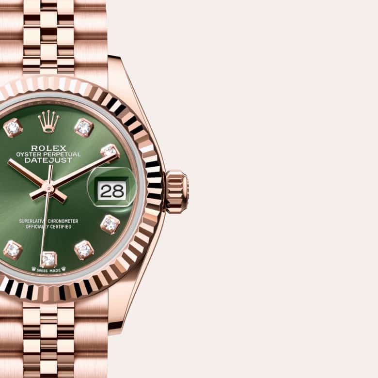 Rolex Lady-Datejust in 18 kt Everose gold, M279175-0013 - Walters & Hogsett